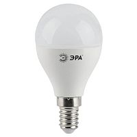 Лампа светодиодная ЭРА E14 9W 4000K матовая LED P45-9W-840-E14 Б0029042 в г. Санкт-Петербург 
