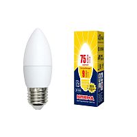 UL-00003807 Лампа светодиодная LED-C37-9W/WW/E27/FR/NR Norma 9Вт матовая E27 (упак. картон) Volpe 