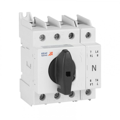 332076 Выключатель-разъединитель 4п 100А OptiSwitch DI-100-4 КЭАЗ 