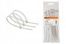 SQ0515-0303 Хомут 2.5х100мм нейлон (белый) (25 штук) TDM