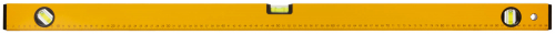 Уровень "Стайл", 3 глазка, желтый усиленный корпус, фрезер. рабочая грань, шкала, Профи 1000 мм в г. Санкт-Петербург 