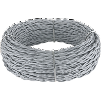 Ретро кабель витой 3х2,5 (серый) 50 м под заказ W6453615 в г. Санкт-Петербург 