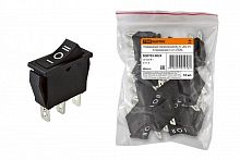 SQ0703-0024 Клавишный переключатель YL-202-01 черный 3 положения 1з+1з TDM