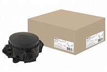 SQ1401-1002 Коробка электромонтажная КЭМ 1-10-3Б ОП D78 мм IP44, 3-х рожк. (карболит) TDM