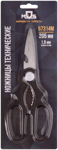 Ножницы технические нержавеющие, толщина лезвия 1.8 мм, 205 мм в г. Санкт-Петербург  фото 3