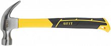 44778 Молоток-гвоздодер Профи 28мм 340г фибергласовая усилен. ручка FIT 
