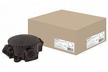 SQ1401-1003 Коробка электромонтажная КЭМ 1-10-4М ОП D72 мм IP44, 4-х рожк. (карболит) TDM
