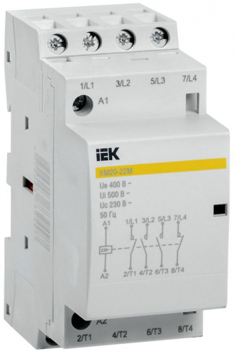 Контактор модульный КМ20-22М AC KARAT IEK MKK11-20-22