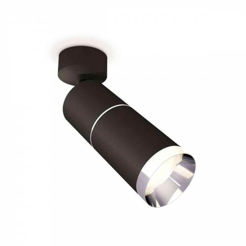 Комплект накладного светильника Ambrella light Techno Spot XM6313010 SBK/PSL черный песок/серебро полированное (A2210, C6302, A2060, C6313, N6132) в г. Санкт-Петербург 