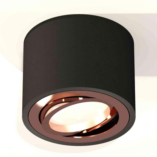 Комплект накладного светильника Ambrella light Techno Spot XS7511005 SBK/PPG черный песок/золото розовое полированное (C7511, N7005) в г. Санкт-Петербург  фото 3