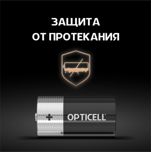 6051004 Элемент питания алкалиновый C/LR14 1.5В (блист. 2шт) Basic Opticell 5051004/ фото 3