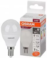 Лампа светодиодная LED 10 Вт E14 4000К 800Лм шарик 220 В (замена 75Вт) OSRAM в г. Санкт-Петербург 