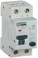 Выключатель автоматический дифференциального тока 2п C 16А 30мА тип AC 6кА АВДТ 32 C16 GENERICA IEK MAD25-5-016-C-30 в г. Санкт-Петербург 